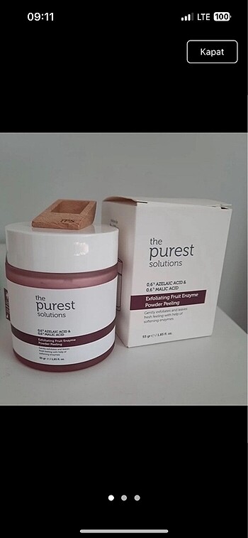 The purest solutions peeling