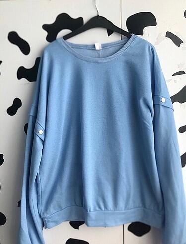 Bebe Mavi Oversize Sweatshirt