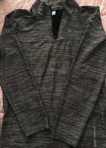 Columbia Gri Kahverengi Yarım Fermuarlı Sweatshirt - Görsel 3