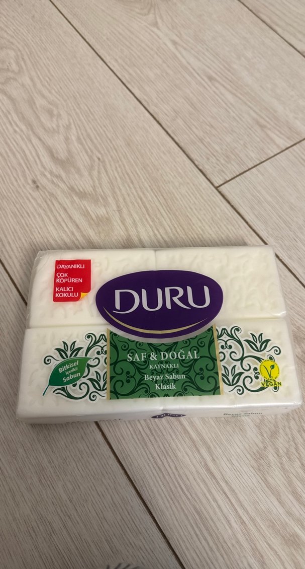 Duru Saf & Doğal Beyaz Sabun 4'lü Paket - Görsel 2