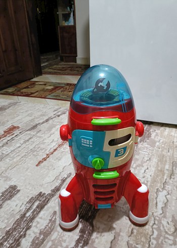 imaginarium marka Renkli Kırmızı Roket Figürü ve Astronot - Görsel 2