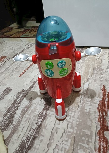 imaginarium marka Renkli Kırmızı Roket Figürü ve Astronot - Görsel 5