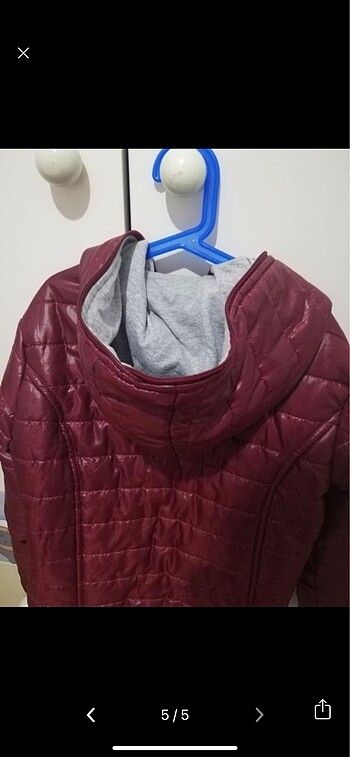 s Beden bordo Renk Mevsimlik Mont