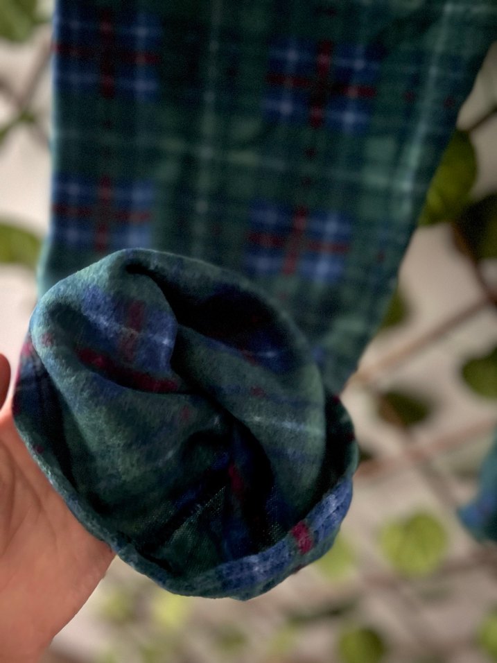 Erkek-Kadın Yeşil Ekose Rahat Pijama Altı - Görsel 3