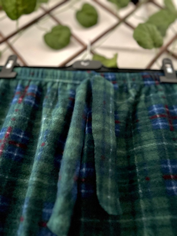 Erkek-Kadın Yeşil Ekose Rahat Pijama Altı - Görsel 2