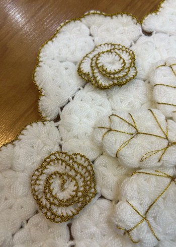 Beyaz Çiçek Desenli Gelin Lif Seti - Görsel 17