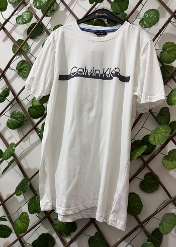 Calvin Klein Beyaz Baskılı Erkek Tişört - Görsel 4