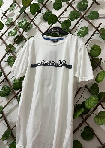 Calvin Klein Beyaz Baskılı Erkek Tişört - Görsel 3