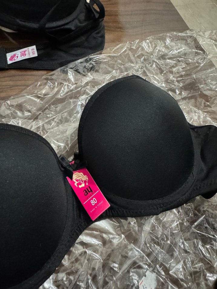 Siyah Rock Punk Tarzı Rahat Sütyen - Görsel 2