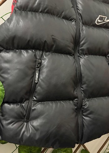 Siyah Nike Şişme Kolsuz Yelek - Görsel 4