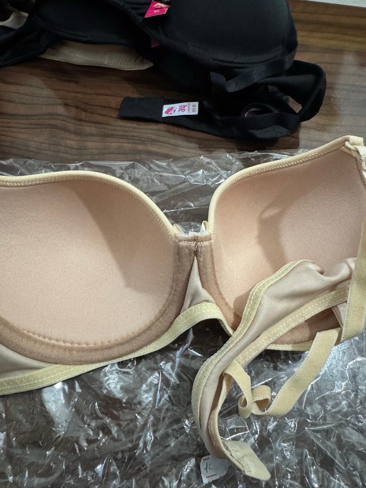 Bej Düz Destekli Sütyen - Görsel 4