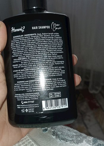 Diğer Homm Life Erkek Saç Şampuanı 260 ml