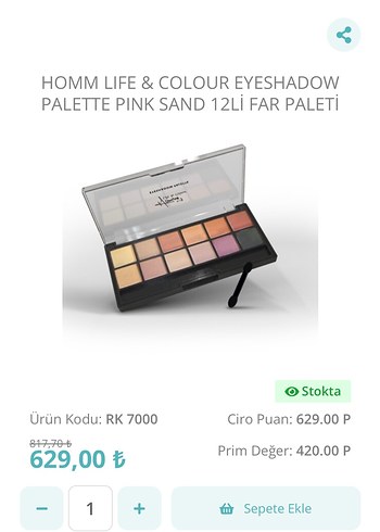 Homm Life Göz Farı Paleti - Görsel 4