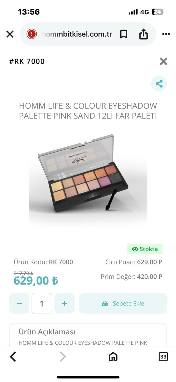 Homm Life Göz Farı Paleti - Görsel 4