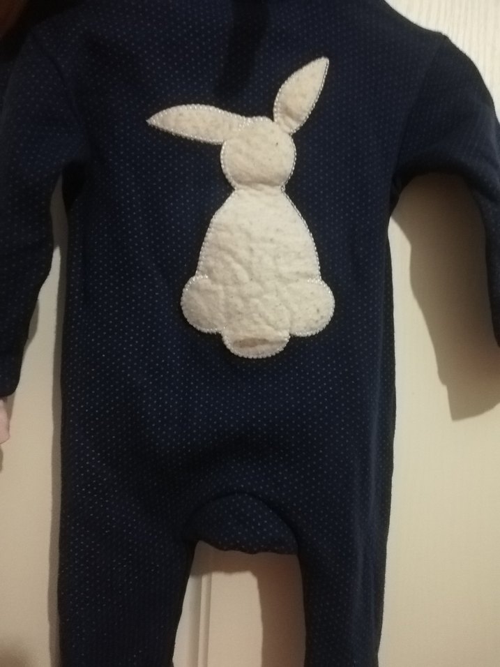 Kız Bebek Kapüşonlu Tulum - Görsel 2