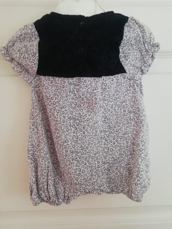 Kız Çocuk Fırfırlı  Kısa Kollu Şort Tulum - Görsel 2