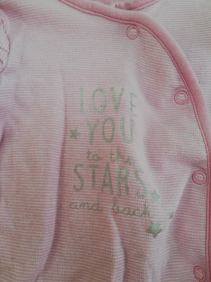 Pembe Kız Bebek Fırfırlı Tulum - Görsel 2