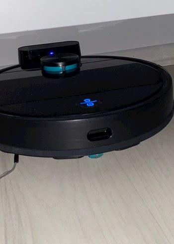 Koyu Turkuaz Akıllı Robot Süpürge - Görsel 2