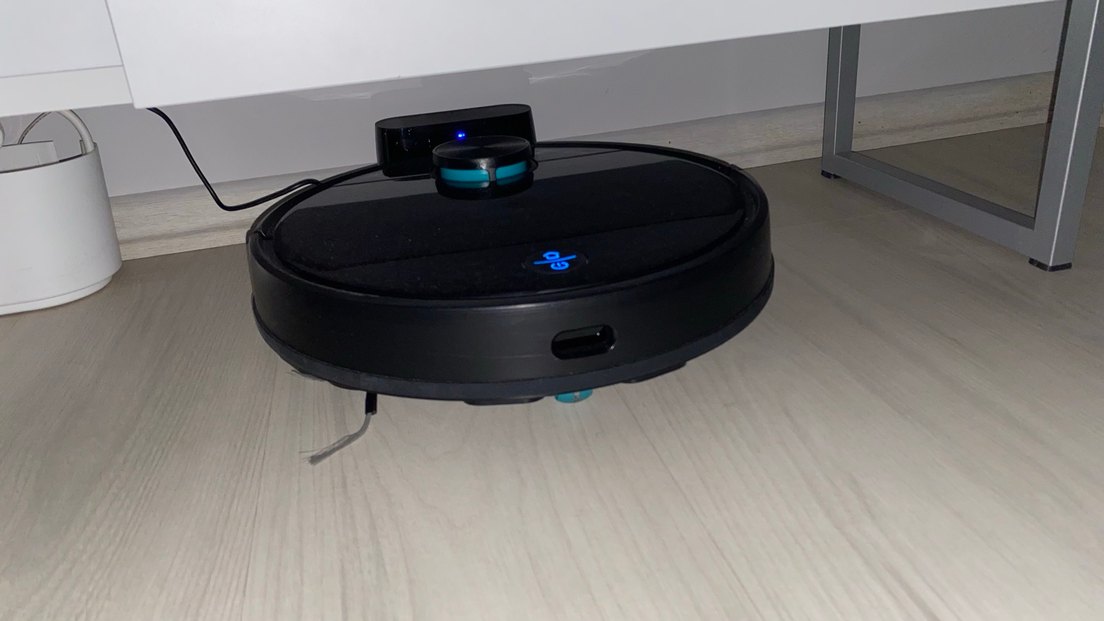 Koyu Turkuaz Akıllı Robot Süpürge - Görsel 2