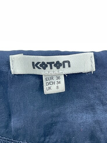 36 Beden lacivert Renk Koton Bluz %70 İndirimli.
