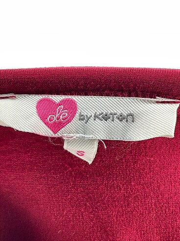 s Beden bordo Renk Koton Sweatshirt %70 İndirimli.