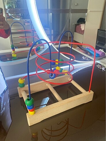 Beden Renk Çocuk bebek Abaküs Kordinasyon Oyuncağı Çok renkli