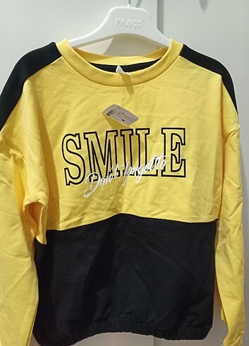 8 Yaş Beden çeşitli Renk Sweatshirt 