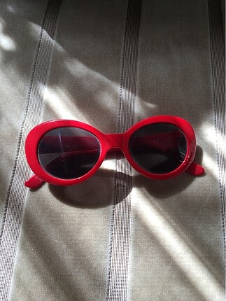 Kırmızı H&m Marka Vintage Gözlük