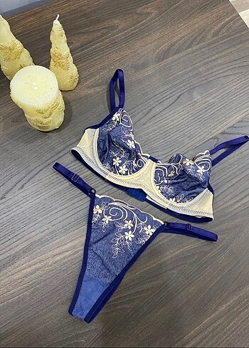 İşleme Detaylı Bralet Set