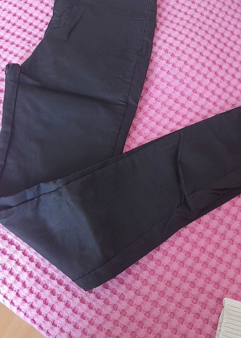 Siyah Kadın Kumaş Pantolon Elastik Bel
