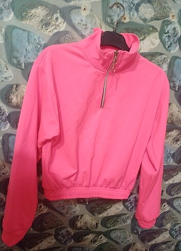 Neon Pembe Sweatshirt 