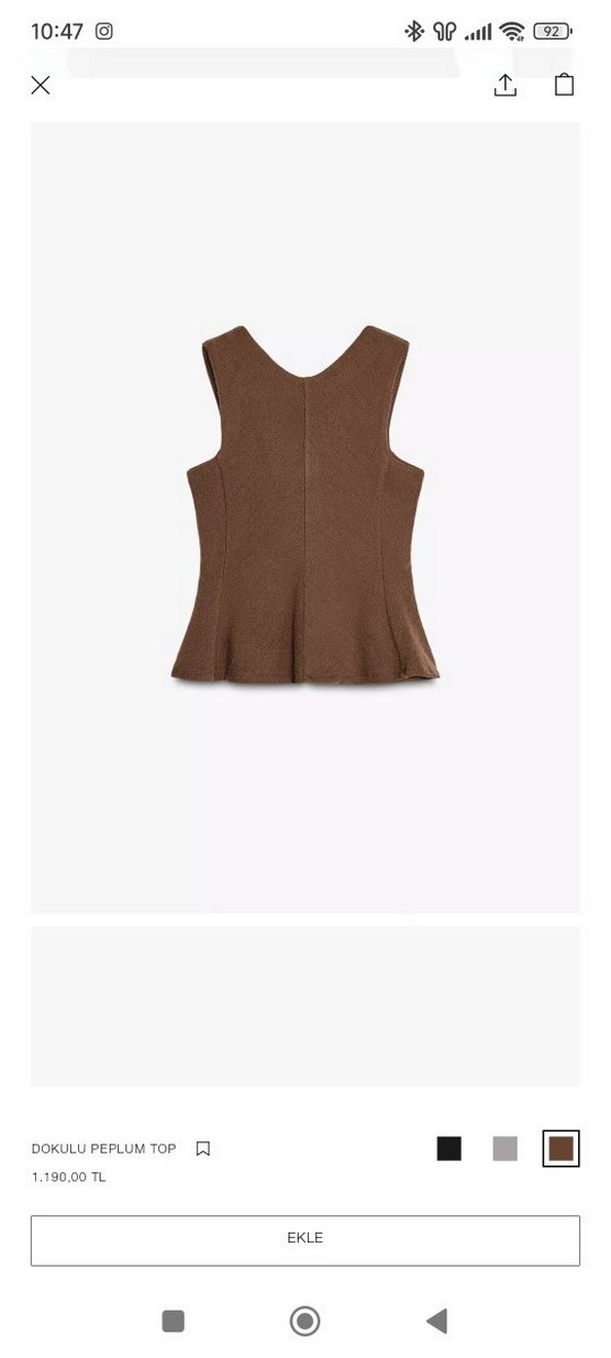 ZARA BLUZ - Görsel 2