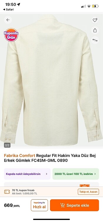 Fabrika Fabrika Bej Gömlek