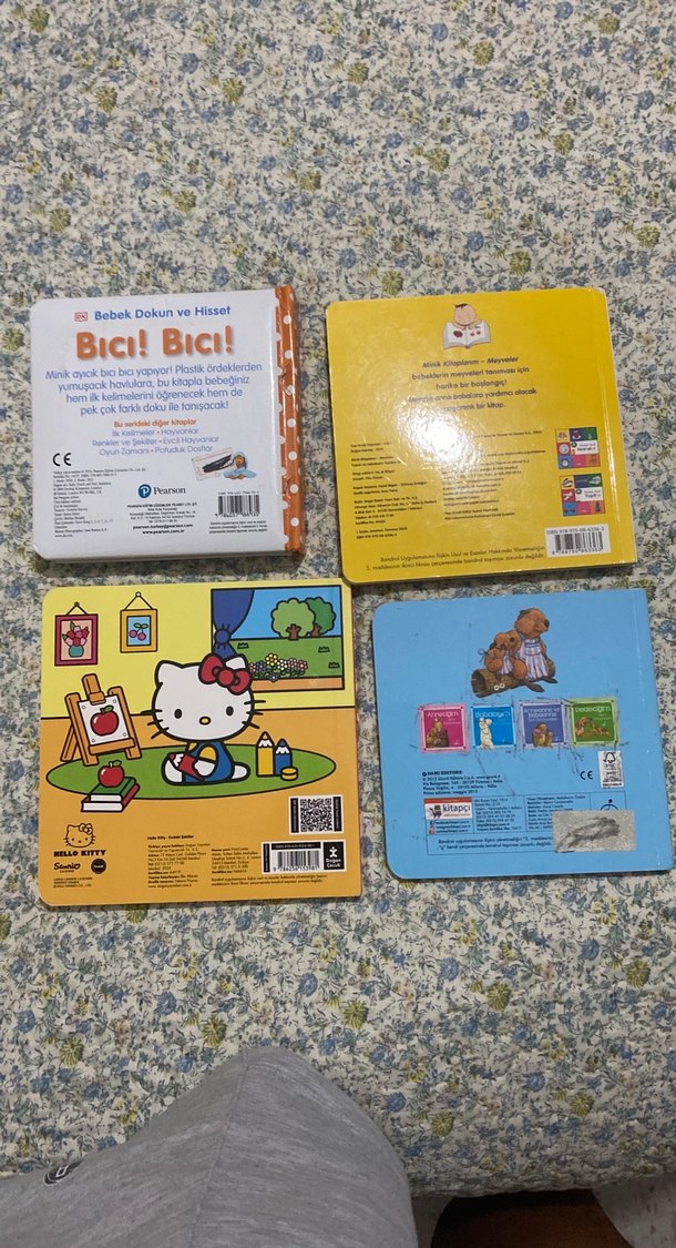 Benekler için kalın kitap Meyveler, Evdeki Şekiller dokun hisset - Görsel 4