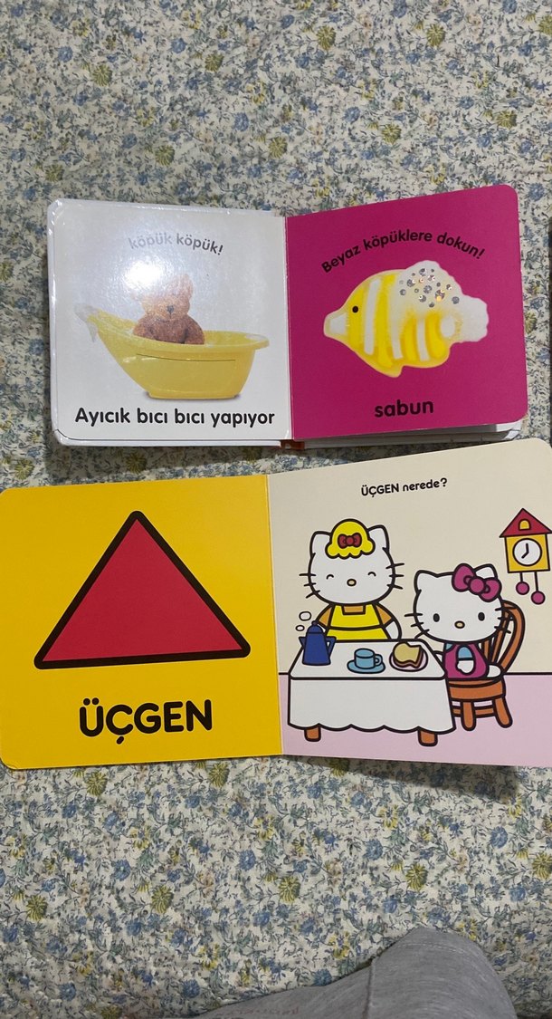 Benekler için kalın kitap Meyveler, Evdeki Şekiller dokun hisset - Görsel 2