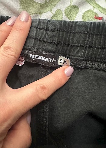 Nebati Erkek Çocuk Siyah Bol Kesim Kot Pantolon - Görsel 5