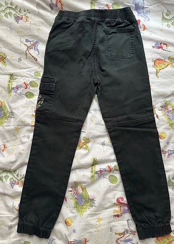 Nebati Erkek Çocuk Siyah Bol Kesim Kot Pantolon - Görsel 2