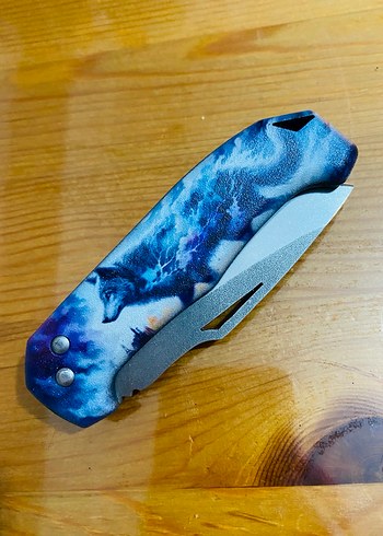 Mavi Saplı Katlanır Bıçak - Görsel 3