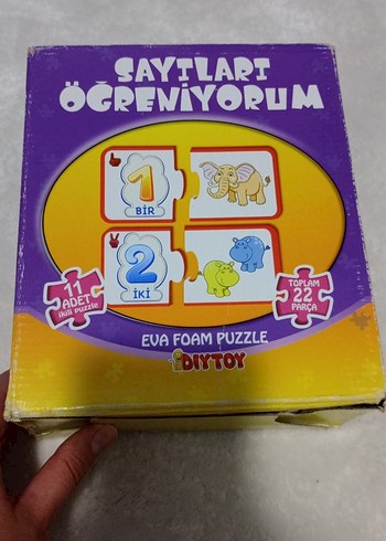 Renkli EVA Köpük Sayılar Puzzle Eğitici Oyuncak