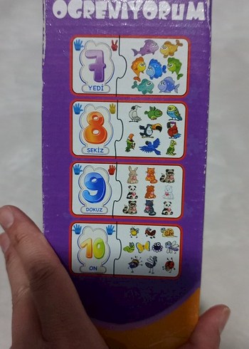Fisher Price Renkli EVA Köpük Sayılar Puzzle Eğitici Oyuncak