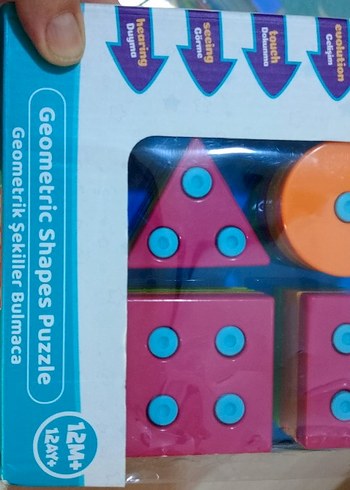Accessorize Renkli Eğitici geometrik Oyuncak Seti