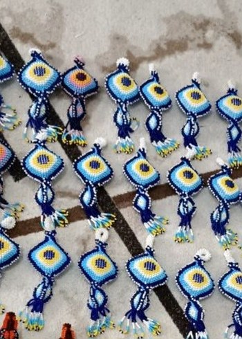 El Yapımı Nazar Boncuğu Anahtarlık