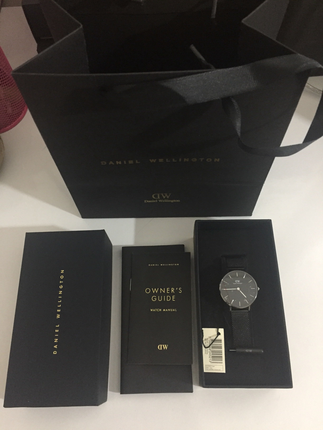 Daniel Wellington Sterling 32mm Black Strap