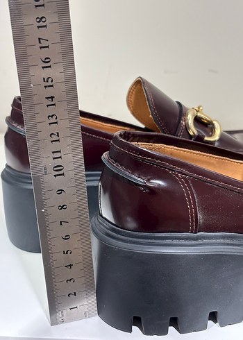 37 Beden Deri Kadın Loafer