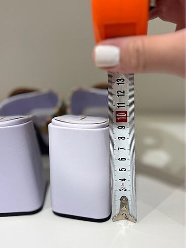 Vicino lila deri platformlu terlik - Görsel 4