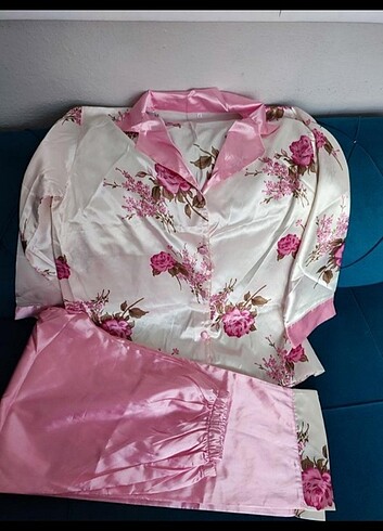 Saten pijama takimi