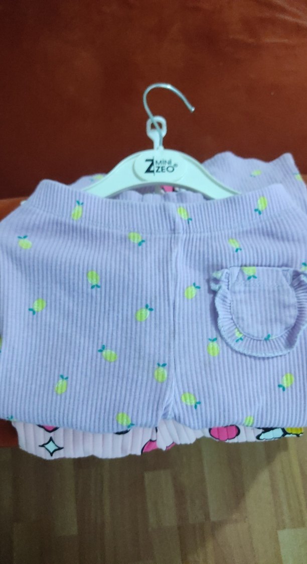 Pembe Desenli Kız Tayt - Görsel 3