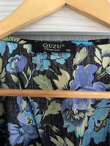 m Beden Quzu çiçekli balon crop
