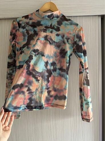 Zara transparan batik desen bluz