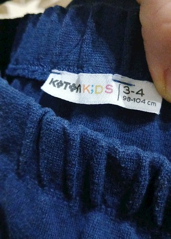 Koyu Mavi Denim Mini Etek - Görsel 3